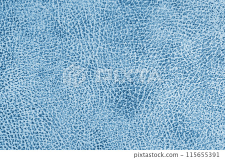 Jacquard blue fabric with abstract shabby texture closeup, macro. Background, cloth structure 115655391