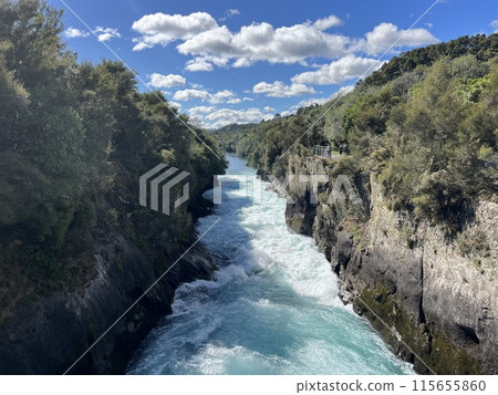 Huka Falls, Taupo, North Island, New Zealand 115655860