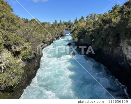Huka Falls, Taupo, North Island, New Zealand 115656139