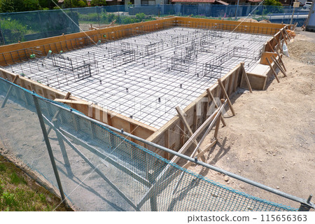 Solid foundation work for new homes 115656363