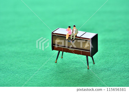 Showa retro home appliances stereo miniature 115656381