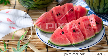 Watermelon (small watermelon) Summer image Watermelon (small watermelon) Summer image 115656932
