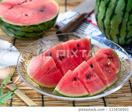 西瓜(小西瓜)夏天形象 西瓜(小西瓜)夏天形象 115656991