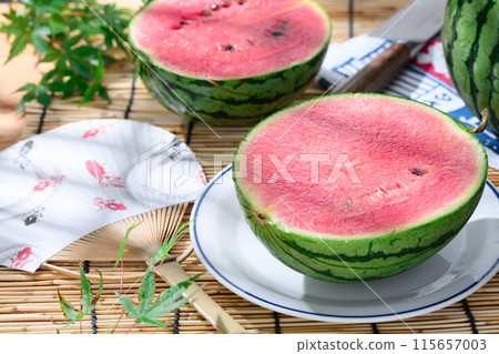 Watermelon (small watermelon) Summer image 115657003