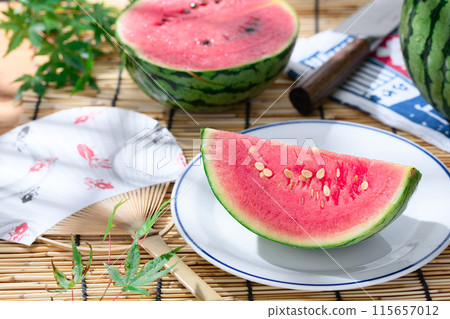 西瓜（小西瓜）夏天形象 115657012