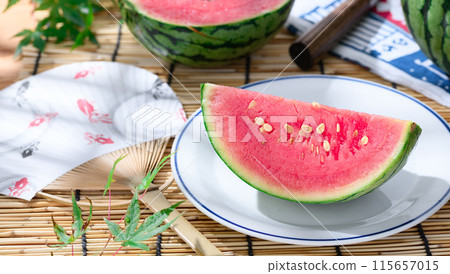 Watermelon (small watermelon) Summer image Watermelon (small watermelon) Summer image 115657015
