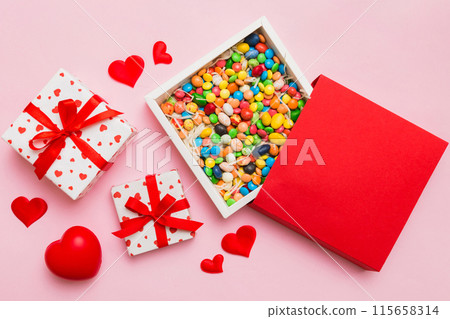 Valentine day composition Valentine day composition 115658314