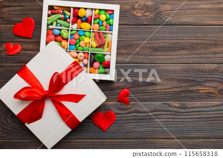 Valentine day composition Valentine day composition 115658318