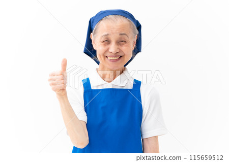 高級女管家豎起大拇指 115659512