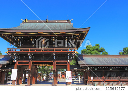 愛知縣一宮市真澄田神社風景 愛知縣一宮市真澄田神社風景 115659577