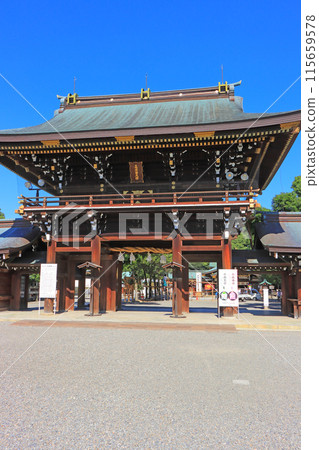 愛知縣一宮市真澄田神社風景 愛知縣一宮市真澄田神社風景 115659578