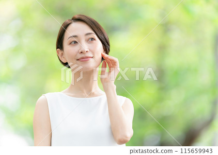 美麗清爽的女人 美麗清爽的女人 115659943