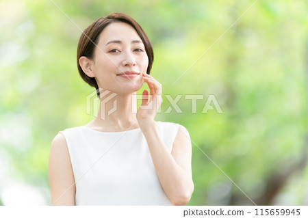 美麗清爽的女人 美麗清爽的女人 115659945