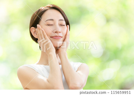 美麗清爽的女人 美麗清爽的女人 115659951