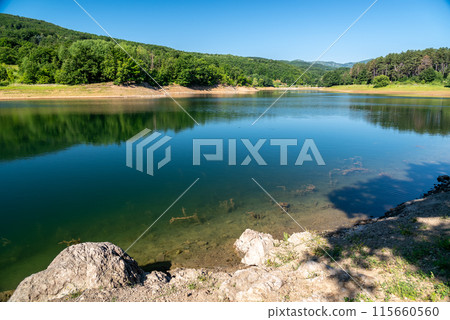Bor Lake (Borsko jezero), artificial lake in eastern Serbia near the city of Bor 115660560