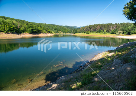 Bor Lake (Borsko jezero), artificial lake in eastern Serbia near the city of Bor Bor Lake (Borsko jezero), artificial lake in eastern Serbia near the city of Bor 115660562