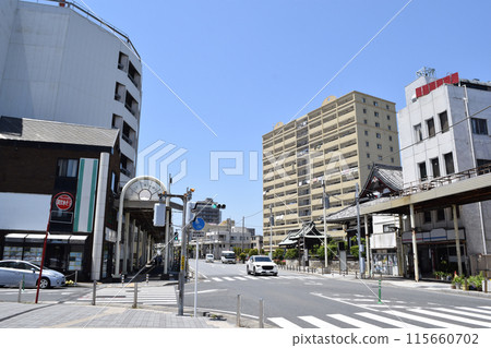 千葉縣木更津站西口週邊的街景 千葉縣木更津站西口週邊的街景 115660702
