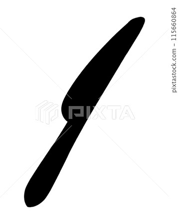 簡單的刀插畫素材 115660864