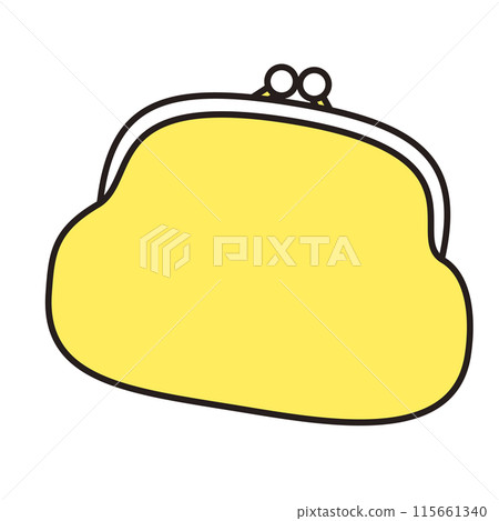 錢包的簡單線條畫插圖 115661340