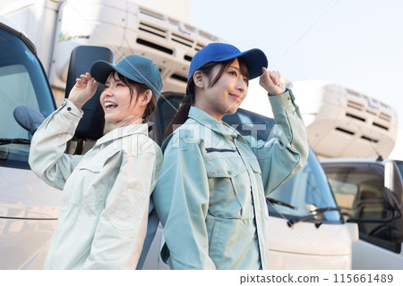 兩名女卡車司機 115661489