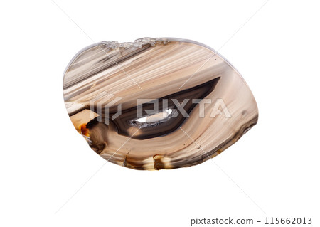 macro mineral stone agate on a white background macro mineral stone agate on a white background 115662013
