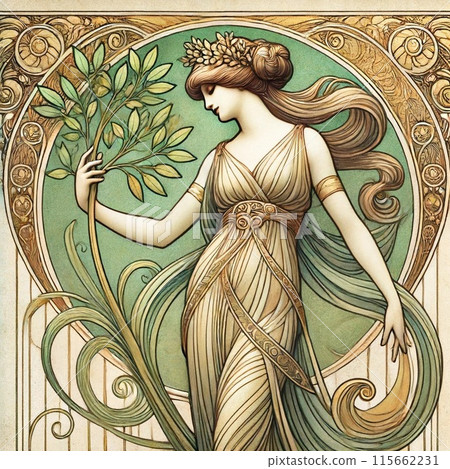 手裡拿著桂冠的女人 115662231