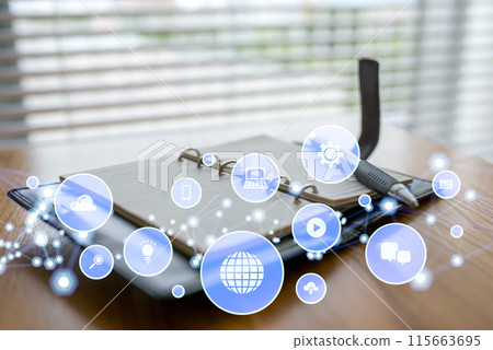 Diary and Icon 115663695