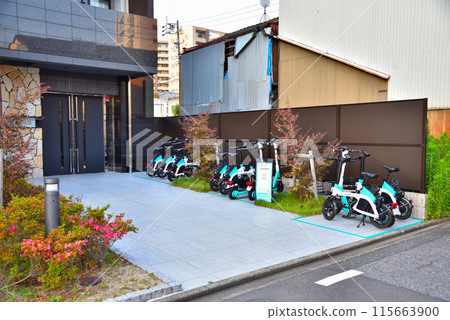 Electric kickboard sharing service 115663900