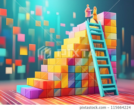 Climbing Stairs to Success: Archieving Professional Goals and Career Growth 115664224