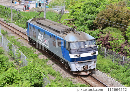 東海道幹線貨運支線 櫻木町東高島 JR貨運 EF210-162（新鶴見） 115664252