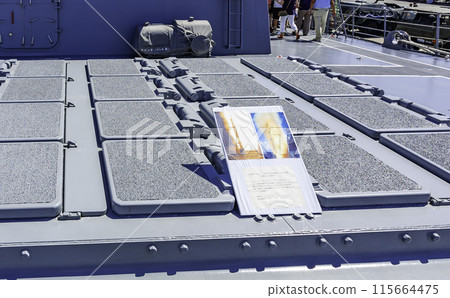Samidare destroyer, vertical short-range SAM/ASROC launcher, Kurashiki City, Okayama Prefecture Samidare destroyer, vertical short-range SAM/ASROC launcher, Kurashiki City, Okayama Prefecture 115664475