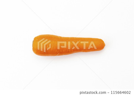 白色背景上的胡蘿蔔 115664602