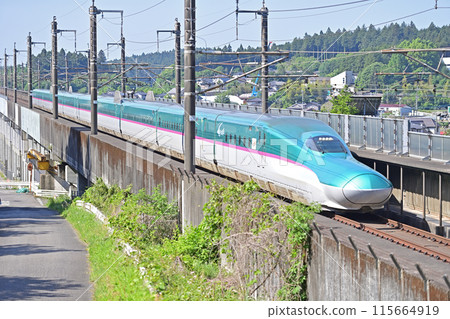 東北幹線 宇都宮-那須鹽原 JR東日本 E5系列 U1編隊（仙台） 那須野隼山彥 115664919