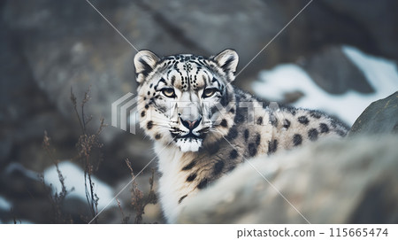 Snow leopard Snow leopard 115665474