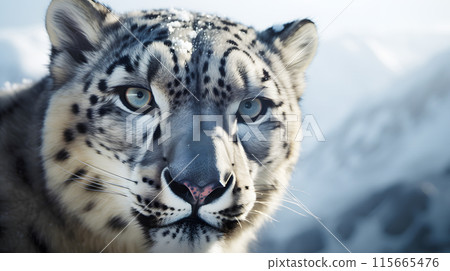 Snow leopard Snow leopard 115665476