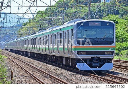 Tokaido Line, Oiso-Ninomiya, JR East, E231 series 1000 series, U10 train (Takasaki) 115665502