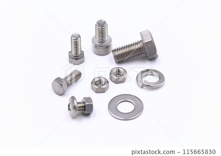 螺栓和螺絲的圖像 115665830