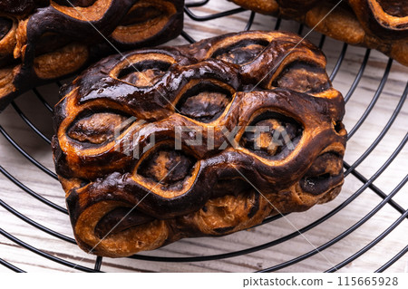 Chocolate bread 115665928