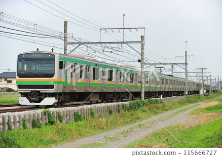 高崎線 行田熊谷 JR 東日本 E231 系 1000 系 U66 編組（高崎） 115666727