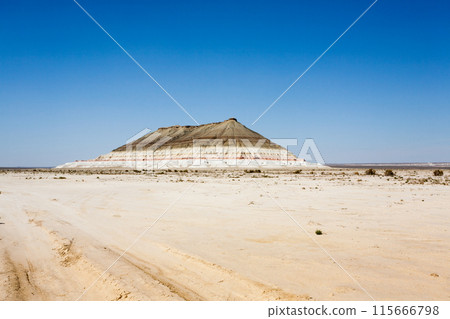 Baysary mountain view, Mangystau region, Kazakhstan Baysary mountain view, Mangystau region, Kazakhstan 115666798