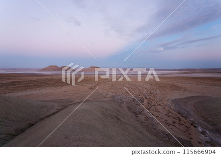 Karyn Zharik depression, Mangystau region, Ustyurt natural reserve, Kazakhstan 115666904