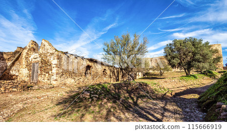 Castro Marim Castle in Castro Marim Village in Algarve Portugal. Castro Marim Castle in Castro Marim Village in Algarve Portugal. 115666919