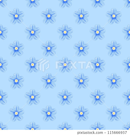 blue flowers on a white background 115666937