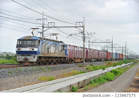 東北幹線栗橋東鷲宮 JR Freight EF210-117(新鶴見) 東北幹線栗橋東鷲宮 JR Freight EF210-117(新鶴見) 115667575