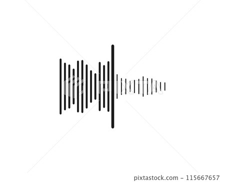 Audio, noise reduction, normalization icon. Vector illustration. Audio, noise reduction, normalization icon. Vector illustration. 115667657