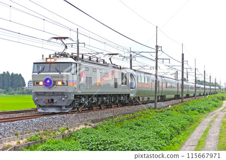 Tohoku Main Line, Kabasuzaka-Kataoka, JR East, EF510-510 (Tabata) + E26 series (Oku), Cassiopeia 115667971