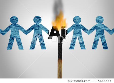AI Social Disruption 115668553