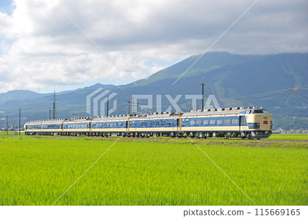 磐越西線 豬苗代川形 JR東日本 583系 N-1+N-2編組(仙台) 會津 磐越西線 豬苗代川形 JR東日本 583系 N-1+N-2編組(仙台) 會津 115669165