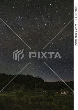 山村秋季星景:仙后座與銀河 山村秋季星景:仙后座與銀河 115670030