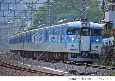 中央幹線 四毛上野原 JR 東日本 115 系列 C6 編組(長野) 中央幹線 四毛上野原 JR 東日本 115 系列 C6 編組(長野) 115670320